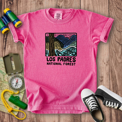 Los Padres National Forest Kids Cotton T-Shirt