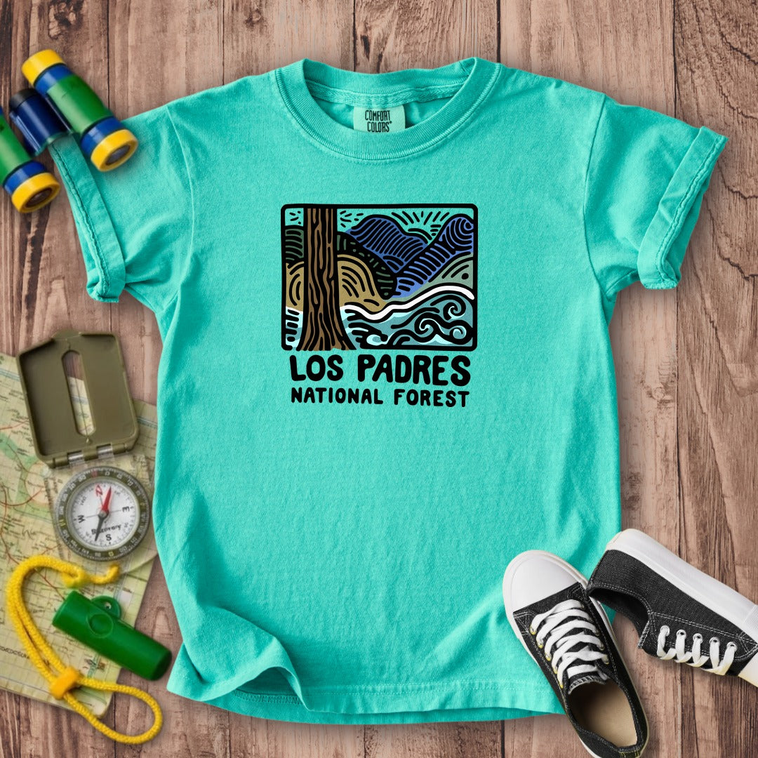 Los Padres National Forest Kids Cotton T-Shirt
