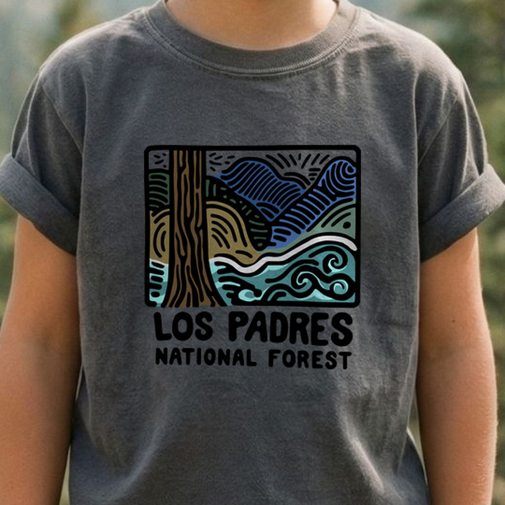 Los Padres National Forest Kids Cotton T-Shirt