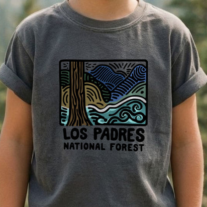 Los Padres National Forest Kids Cotton T-Shirt
