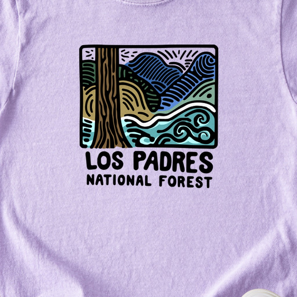 Los Padres National Forest Kids Cotton T-Shirt