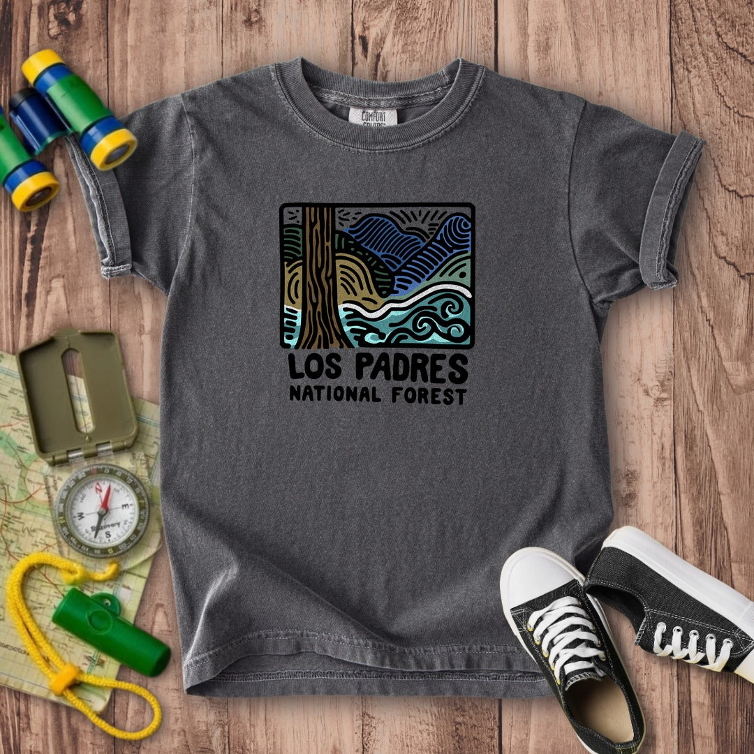 Los Padres National Forest Kids Cotton T-Shirt
