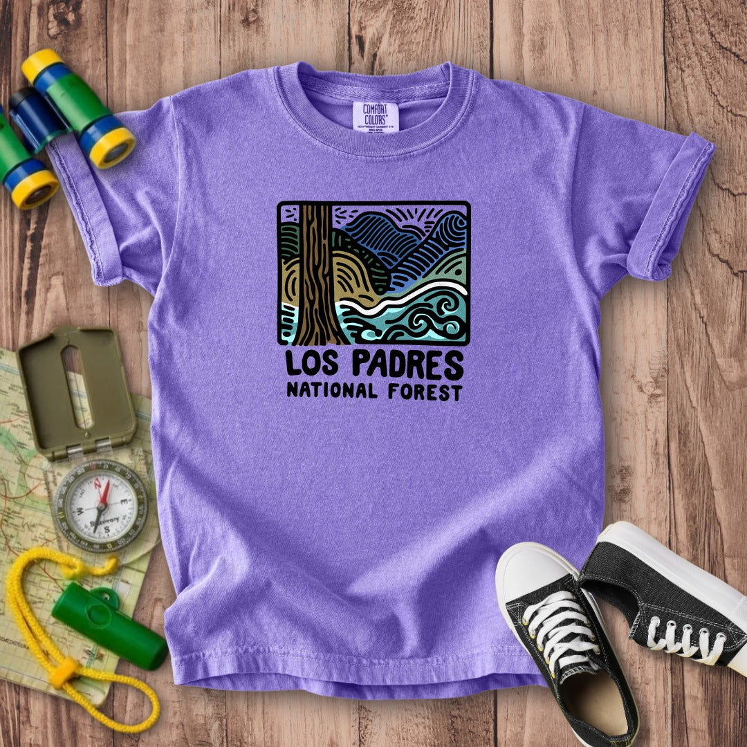 Los Padres National Forest Kids Cotton T-Shirt