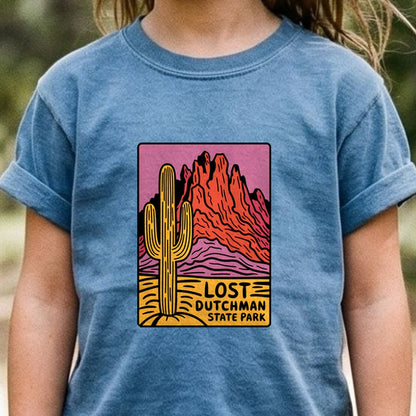 Lost Dutchman State Park Kids Cotton T-Shirt