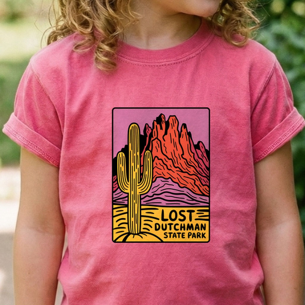 Lost Dutchman State Park Kids Cotton T-Shirt