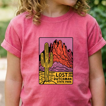 Lost Dutchman State Park Kids Cotton T-Shirt