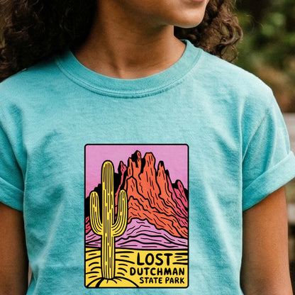 Lost Dutchman State Park Kids Cotton T-Shirt