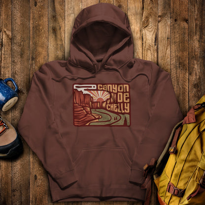Canyon de Chelly National Monument Hoodie Cocoa Adventure and Outdoors Themed Hoodie