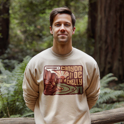 Canyon de Chelly National Monument Crewneck Sweatshirt Adventure and Outdoors Themed Sweatshirt