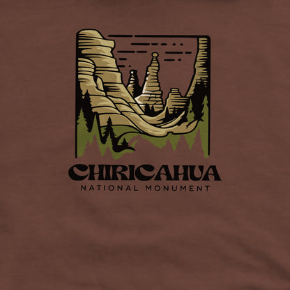 Chiricahua National Monument Crewneck Sweatshirt Adventure and Outdoors Themed Sweatshirt