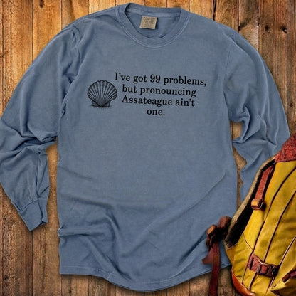 99 Problems Assateague Ain't One Premium Long Sleeve