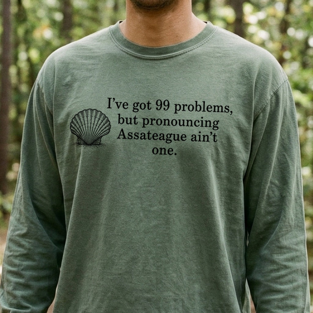 99 Problems Assateague Ain't One Premium Long Sleeve