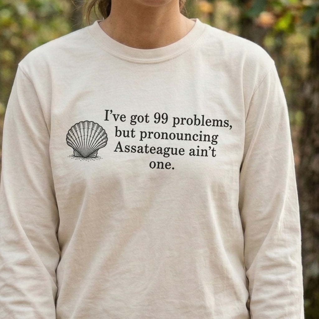 99 Problems Assateague Ain't One Premium Long Sleeve