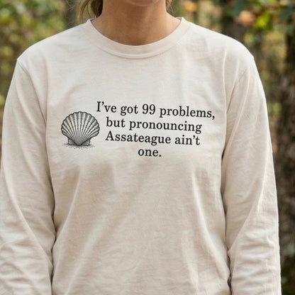 99 Problems Assateague Ain't One Premium Long Sleeve