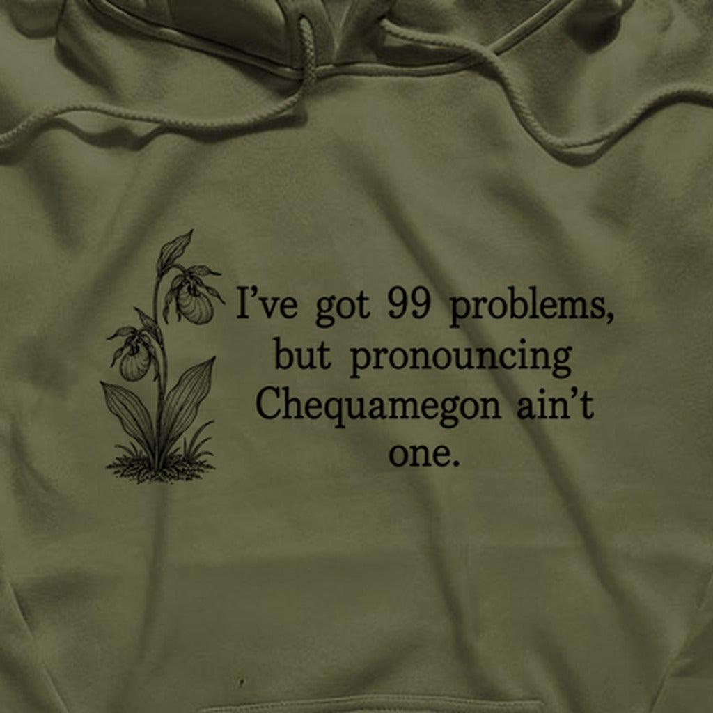 99 Problems Chequamegon Ain't One Hoodie