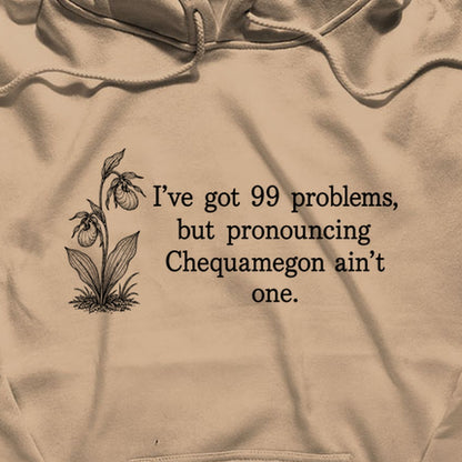 99 Problems Chequamegon Ain't One Hoodie