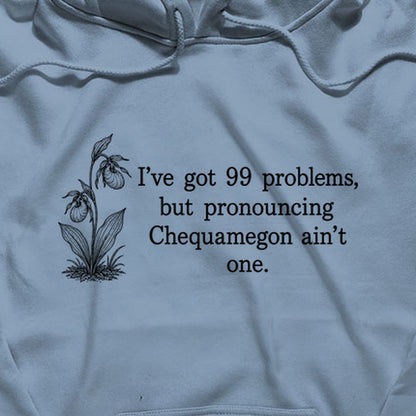 99 Problems Chequamegon Ain't One Hoodie