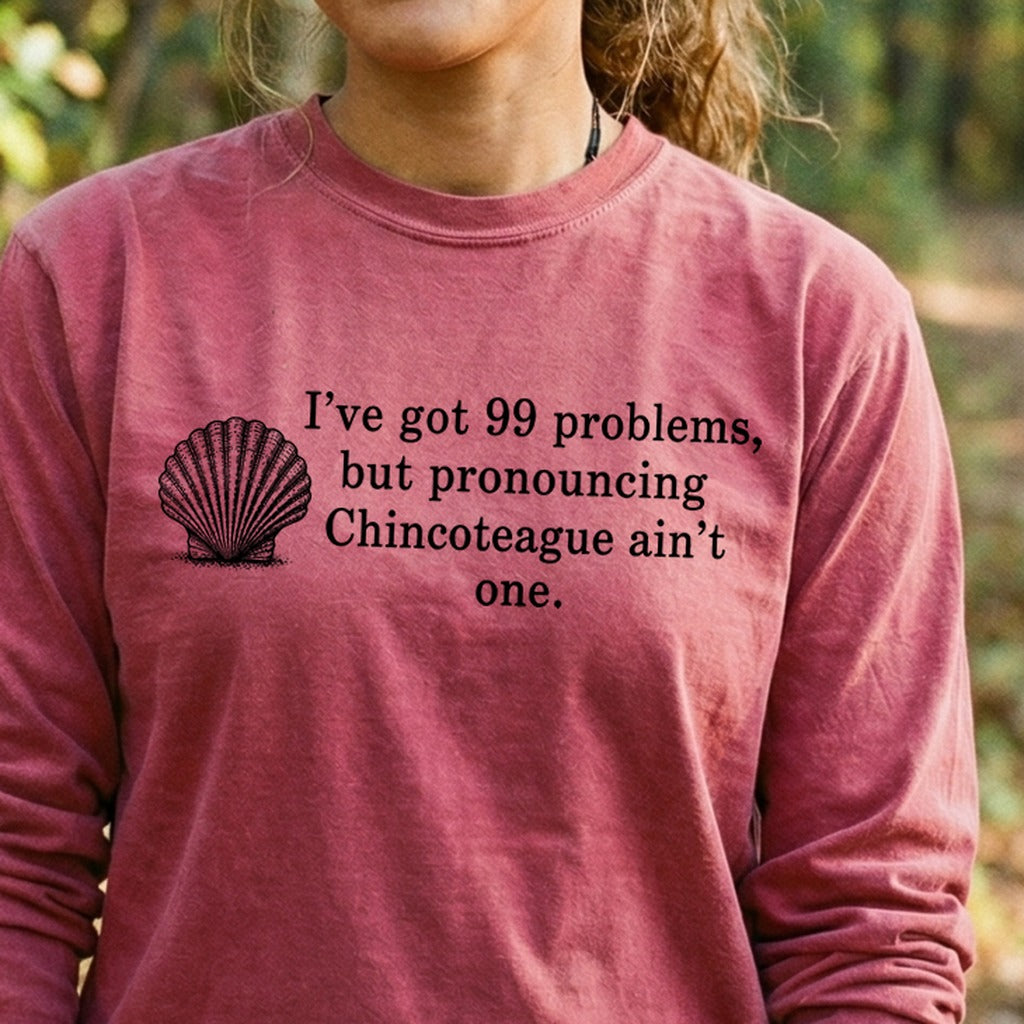 99 Problems Chincoteague Ain't One Premium Long Sleeve