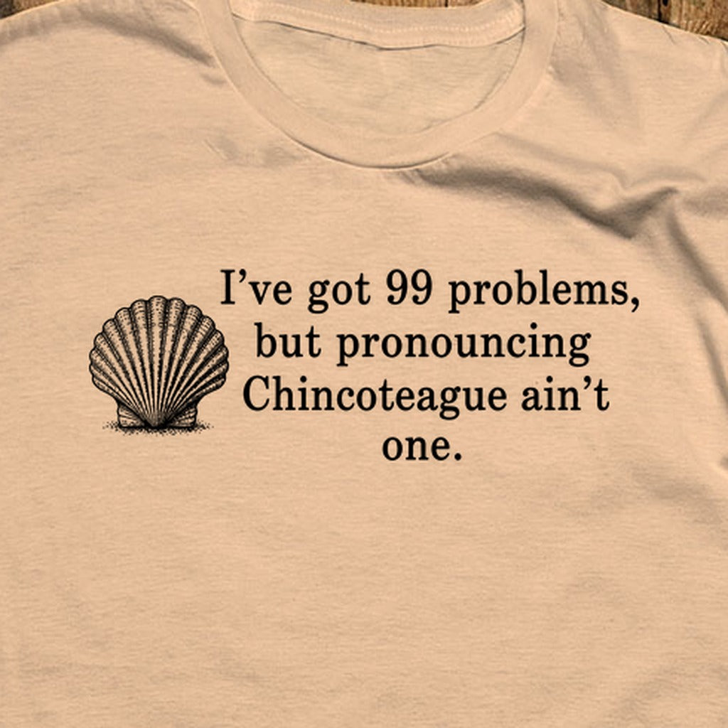 99 Problems Chincoteague Ain't One T-Shirt