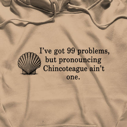 99 Problems Chincoteague Ain't One Hoodie