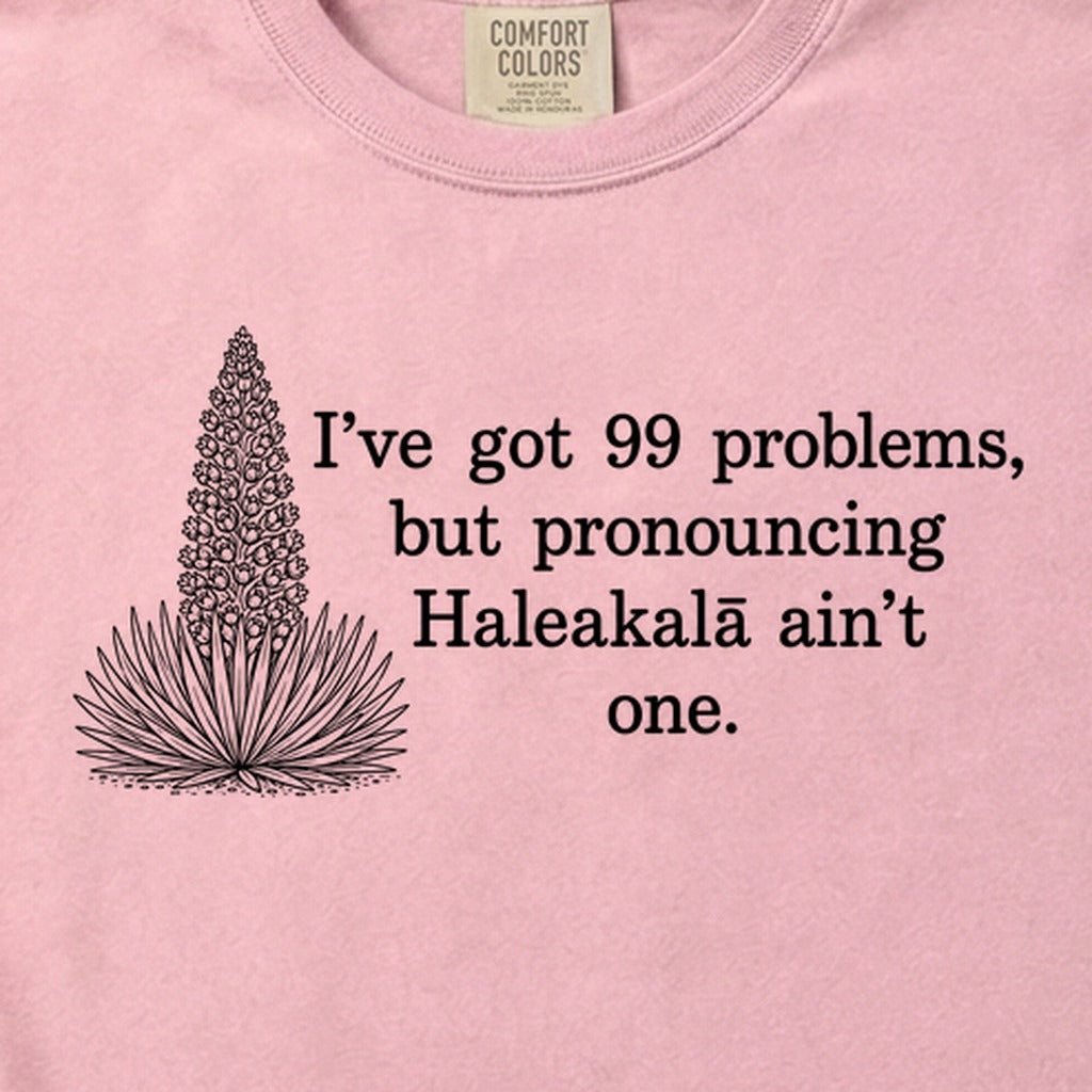 99 Problems Haleakala Ain't One Cotton T-Shirt