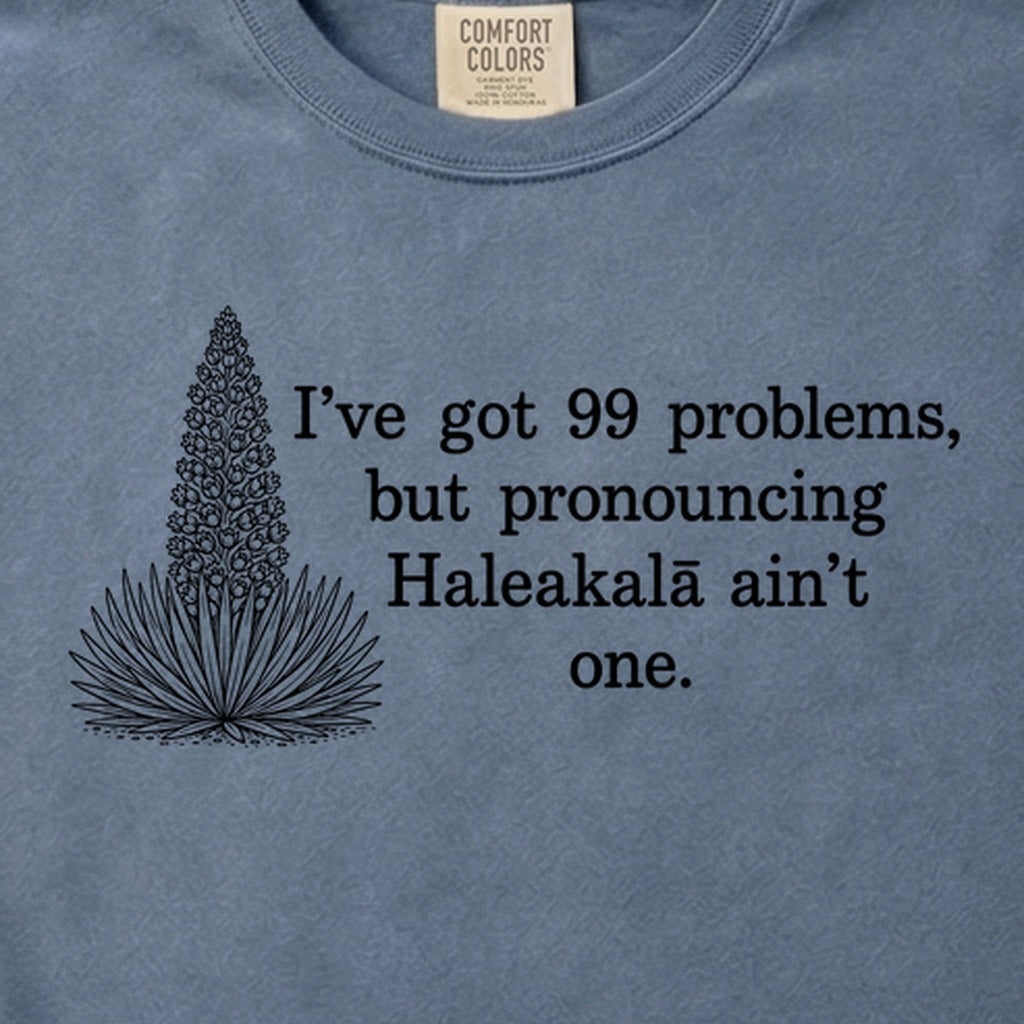 99 Problems Haleakala Ain't One Cotton T-Shirt