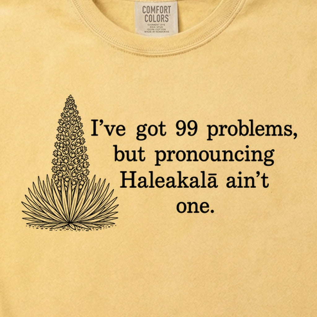 99 Problems Haleakala Ain't One Cotton T-Shirt
