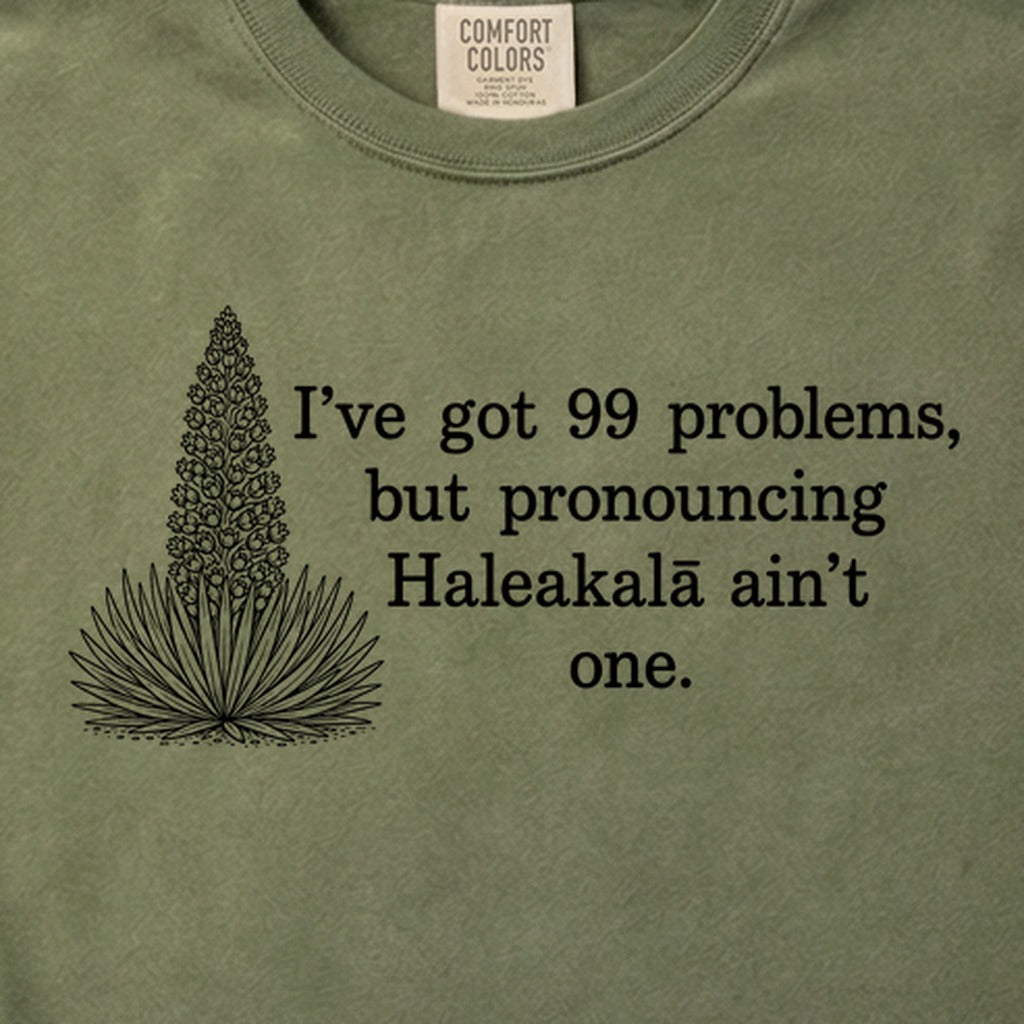 99 Problems Haleakala Ain't One Cotton T-Shirt
