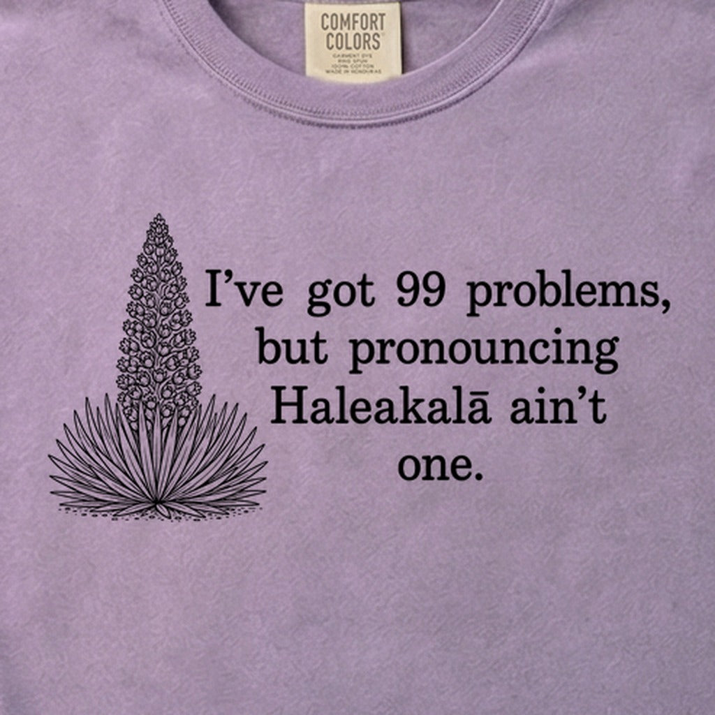 99 Problems Haleakala Ain't One Cotton T-Shirt