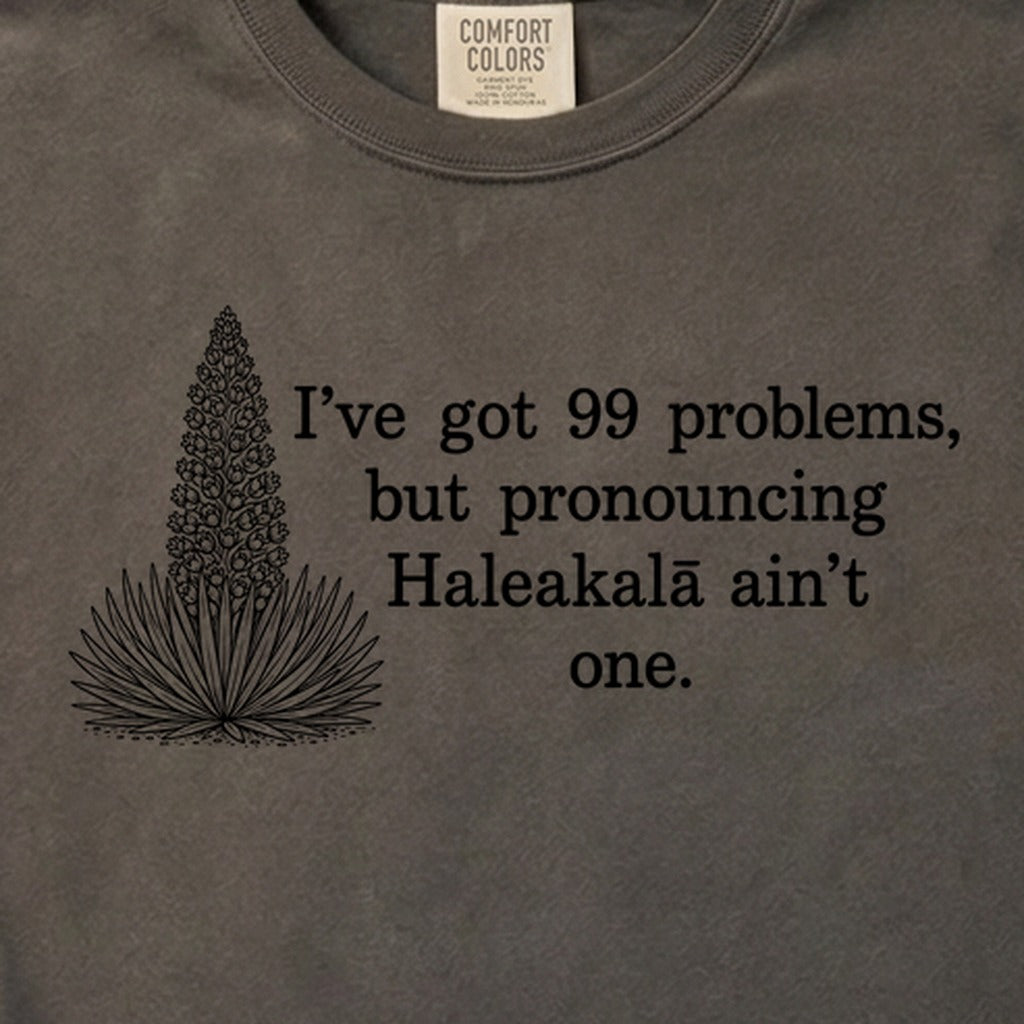 99 Problems Haleakala Ain't One Cotton T-Shirt