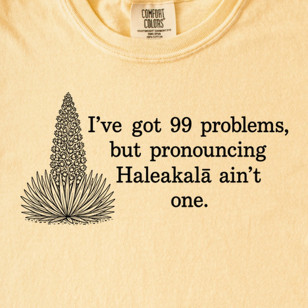 99 Problems Haleakala Ain't One Kids Cotton T-Shirt