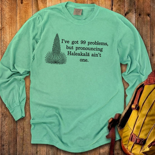 99 Problems Haleakala Ain't One Premium Long Sleeve