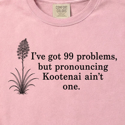 99 Problems Kootenai Ain't One Cotton T-Shirt
