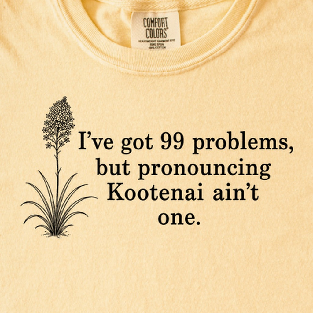 99 Problems Kootenai Ain't One Kids Cotton T-Shirt