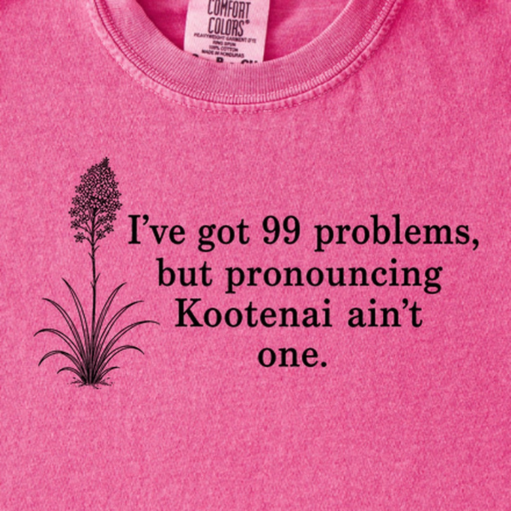 99 Problems Kootenai Ain't One Kids Cotton T-Shirt