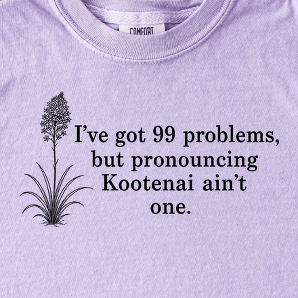 99 Problems Kootenai Ain't One Kids Cotton T-Shirt