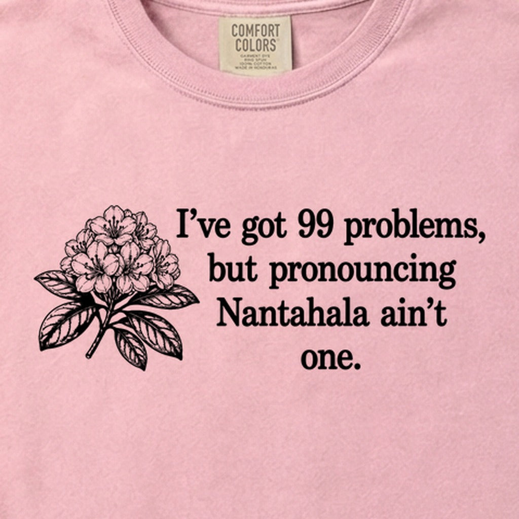 99 Problems Nantahala Ain't One Cotton T-Shirt