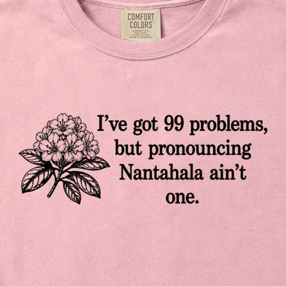 99 Problems Nantahala Ain't One Cotton T-Shirt