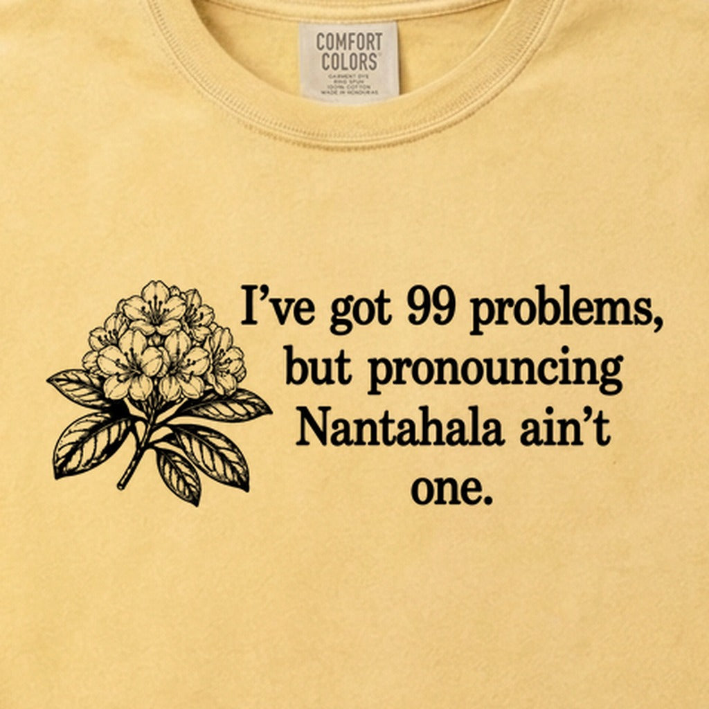 99 Problems Nantahala Ain't One Cotton T-Shirt