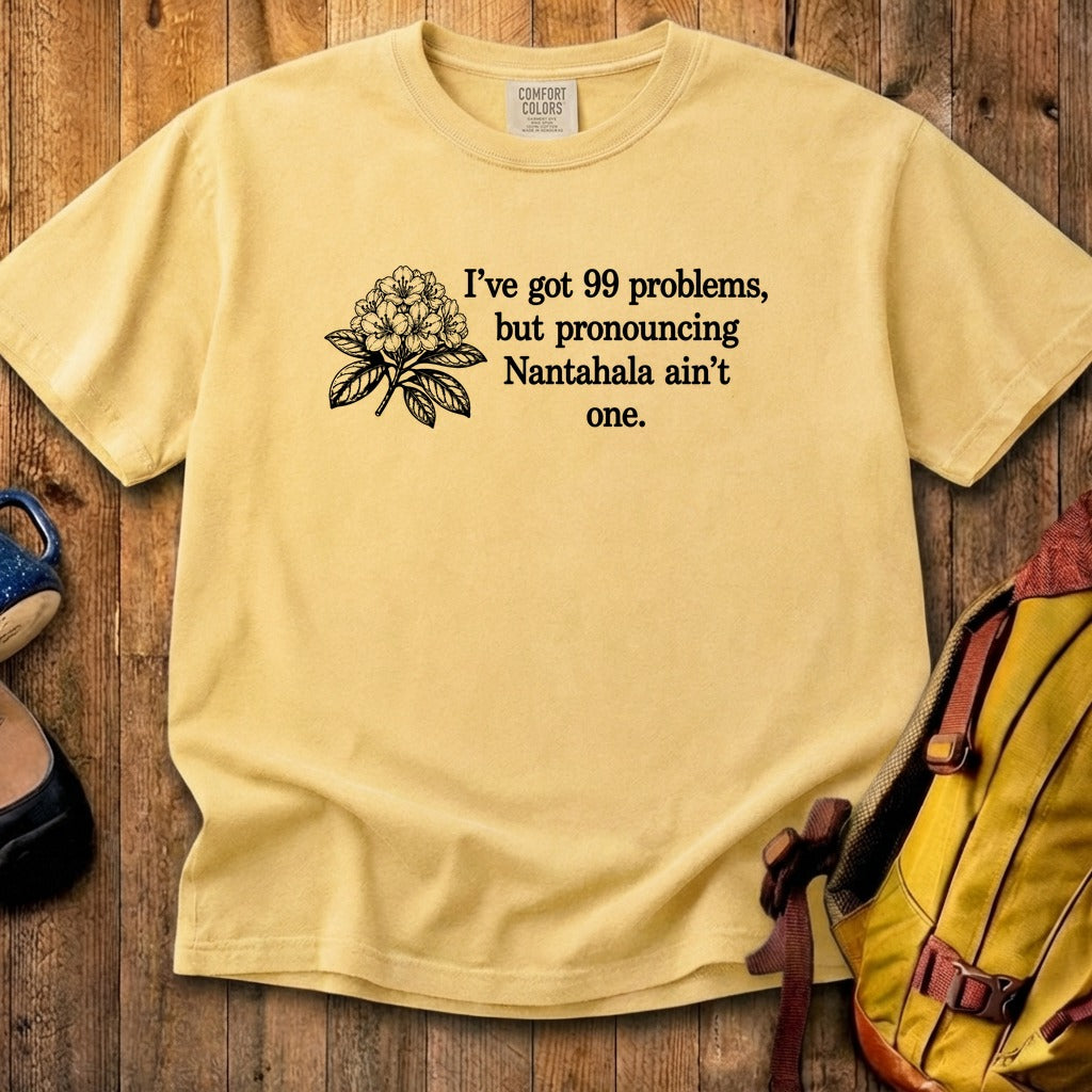 99 Problems Nantahala Ain't One Cotton T-Shirt