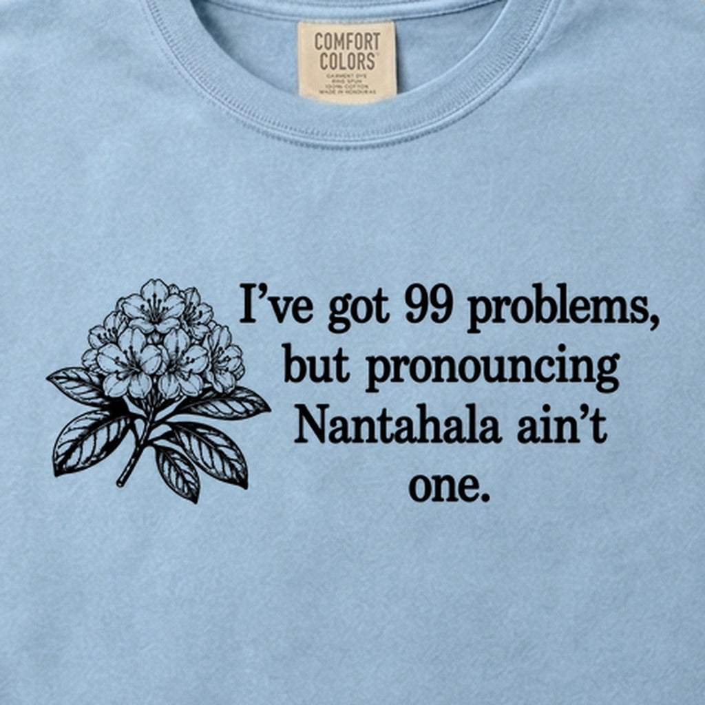 99 Problems Nantahala Ain't One Cotton T-Shirt