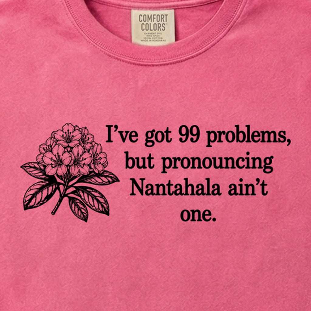 99 Problems Nantahala Ain't One Cotton T-Shirt