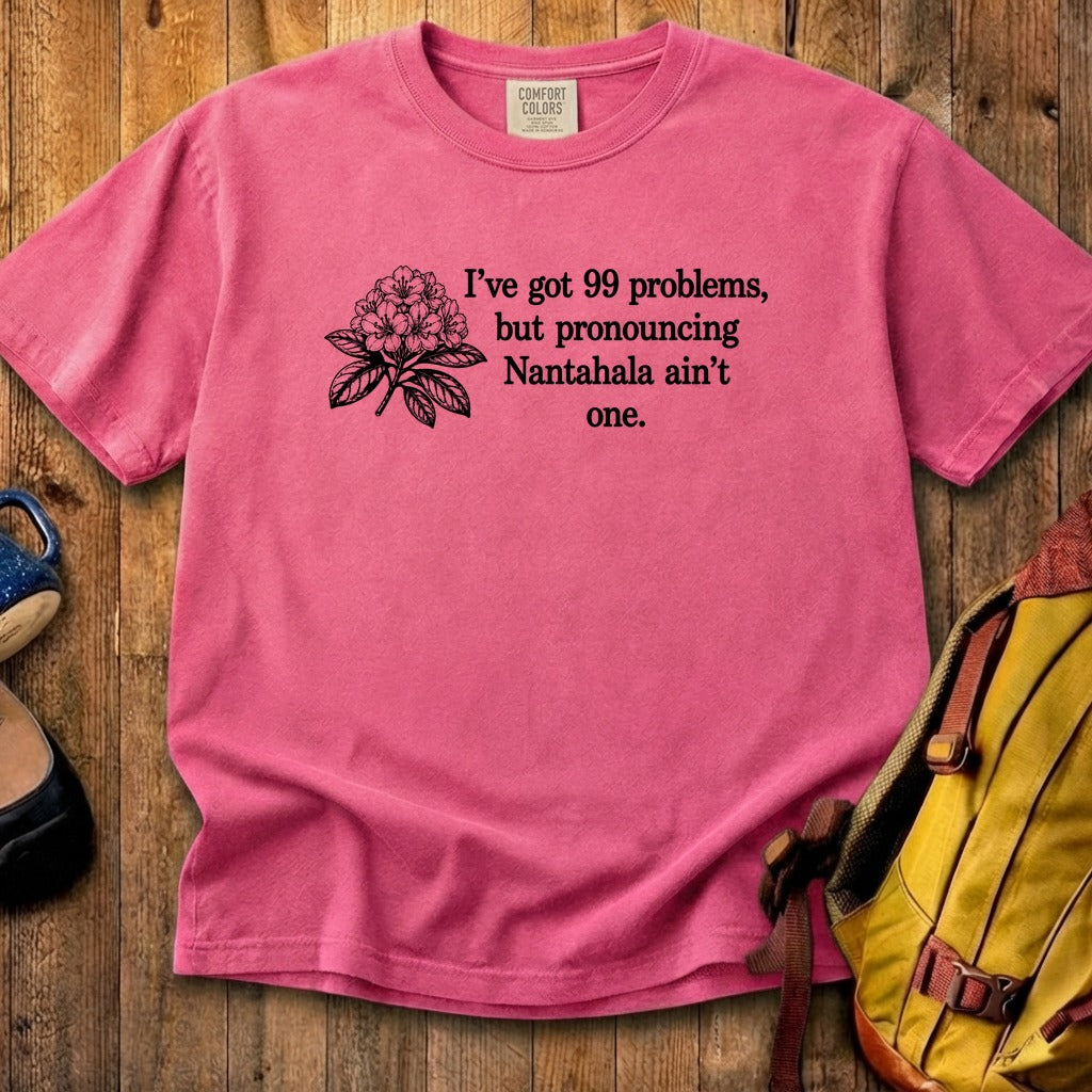 99 Problems Nantahala Ain't One Cotton T-Shirt