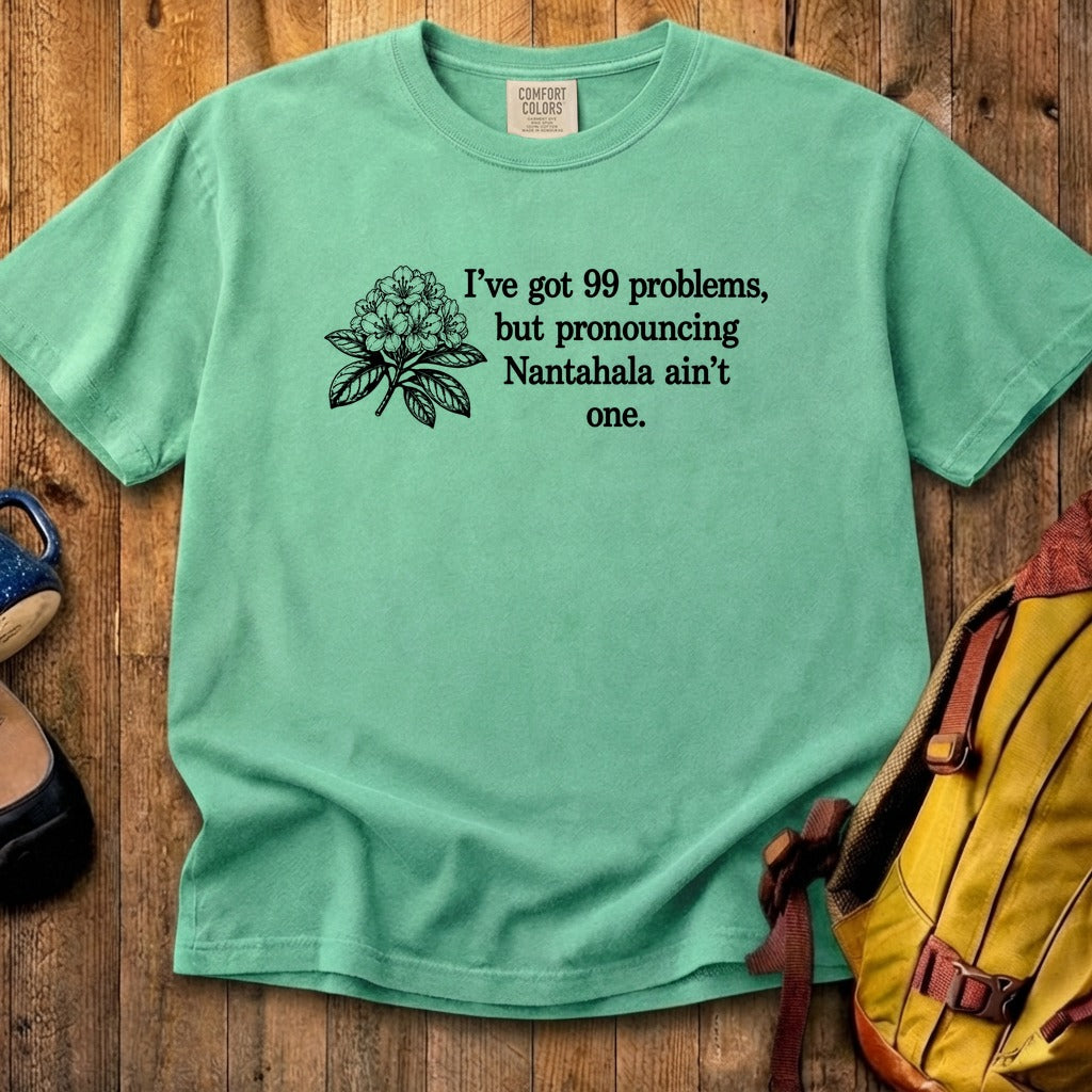 99 Problems Nantahala Ain't One Cotton T-Shirt