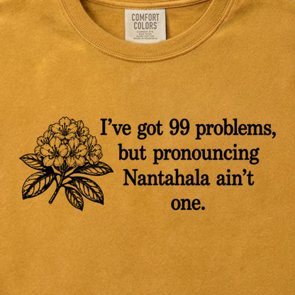 99 Problems Nantahala Ain't One Cotton T-Shirt