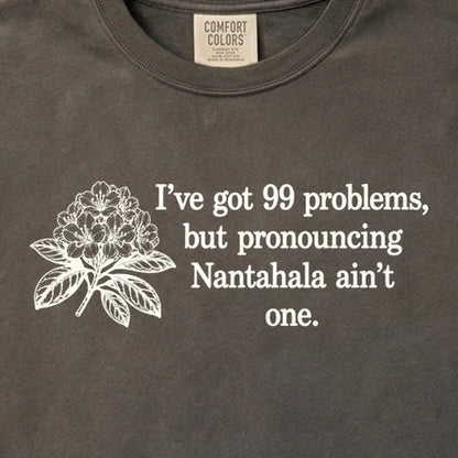 99 Problems Nantahala Ain't One Cotton T-Shirt