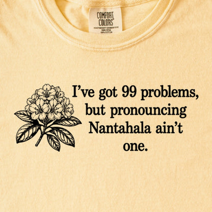 99 Problems Nantahala Ain't One Kids Cotton T-Shirt