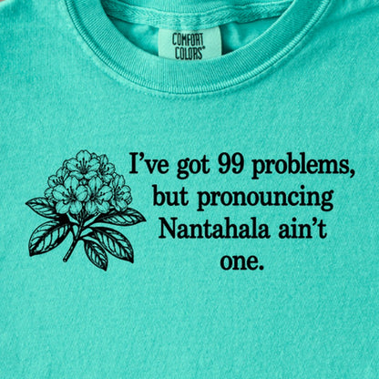 99 Problems Nantahala Ain't One Kids Cotton T-Shirt