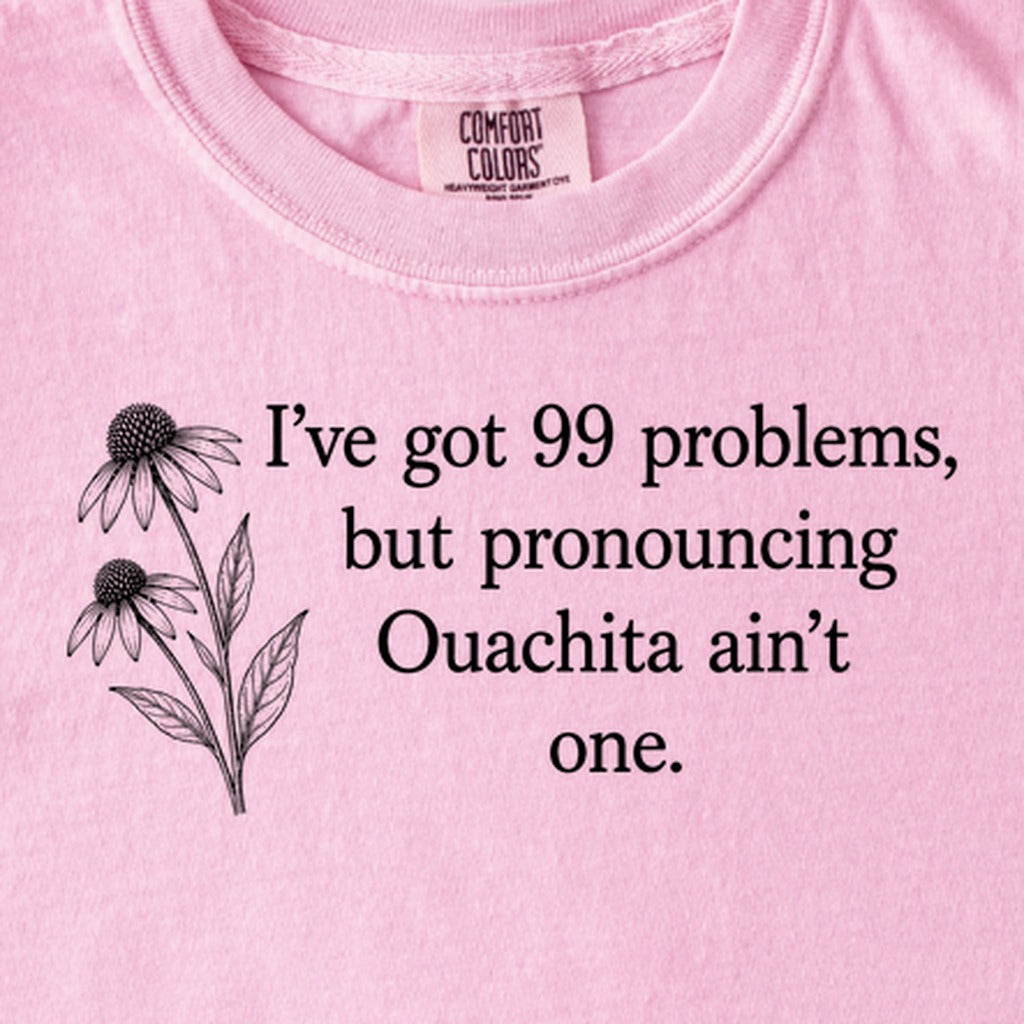 99 Problems Ouachita Ain't One Kids Cotton T-Shirt