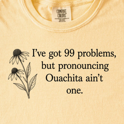 99 Problems Ouachita Ain't One Kids Cotton T-Shirt
